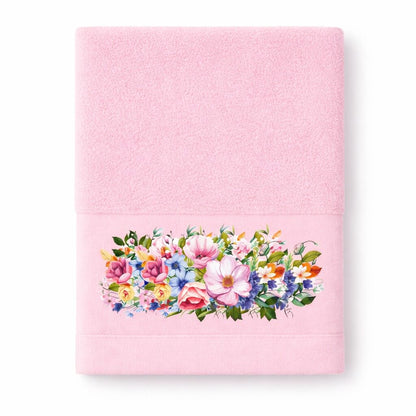 Πετσέτα Προσώπου 50×90εκ Rosie Dusty Rose