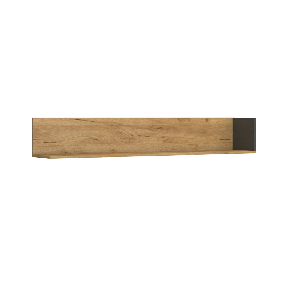 Ράφι Santes Χρυσό Δρυς-Γραφίτης 155x27x24.5
