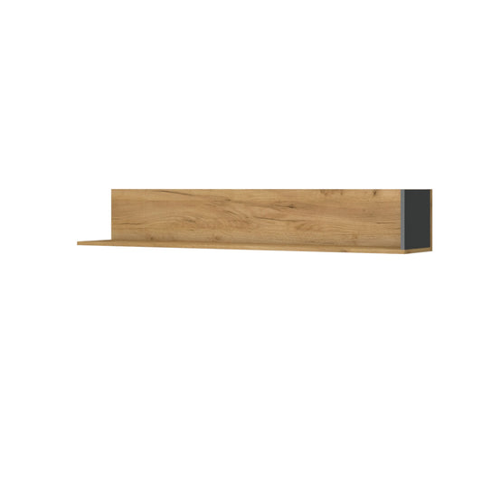 Ράφι Santes Χρυσό Δρυς-Γραφίτης 155x27x24.5