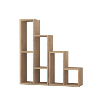 Ραφιέρα - Ανθοστήλη Sule Χρώμα Sapphire Oak 84x20x89