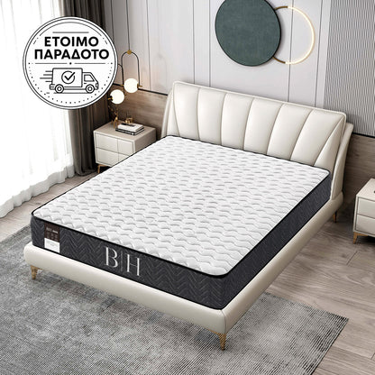 Στρώμα Relax Υπέρδιπλο 160x200x28 Λευκό/Ανθρακί