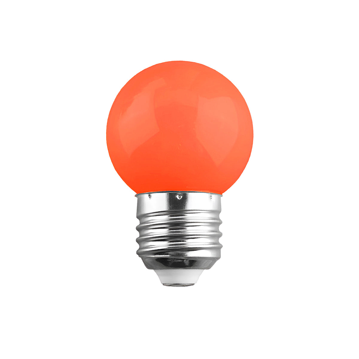 S-40008 Λάμπα LED E27 G45 Γλομπάκι 2W 120lm 260° AC 220-240V IP20 Φ4.5 x Υ6.9cm Σκούρο Πορτοκαλί