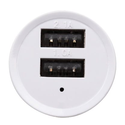 S-90990 Χρυσός Φορτιστής Αυτοκινήτου DC 12-24V με 2 Εξόδους USB DC 5V 1.0Α & 2.1A