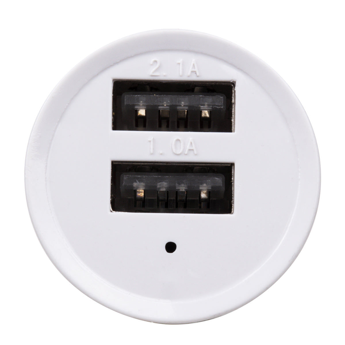 S-90991 Ροζ Φορτιστής Αυτοκινήτου DC 12-24V με 2 Εξόδους USB DC 5V 1.0Α & 2.1A