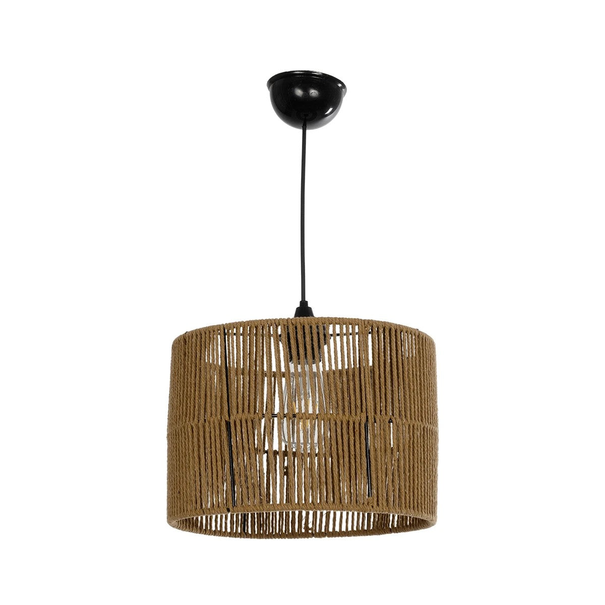 SAFA 205-0085 Boho Κρεμαστό Φωτιστικό Οροφής με Ντουί 1 x E27 AC 220-240V IP20 - Μπεζ - M30 x Π30 x Υ26