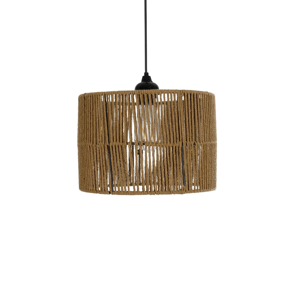 SAFA 205-0085 Boho Κρεμαστό Φωτιστικό Οροφής με Ντουί 1 x E27 AC 220-240V IP20 - Μπεζ - M30 x Π30 x Υ26