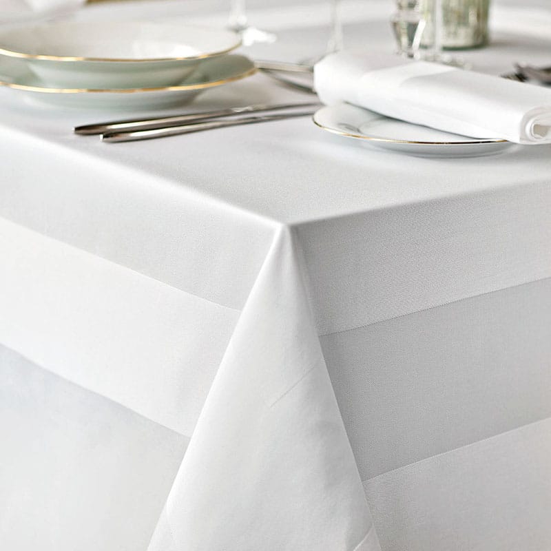 Τραπεζομάντηλο Επαγγελματικό Satin Band Art Ε8018 105x105εκ Λευκό