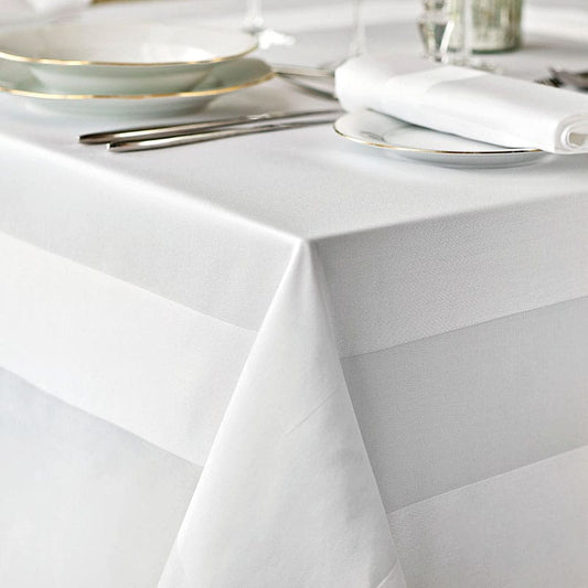 Τραπεζομάντηλο Επαγγελματικό Satin Band Art Ε8018 105x105εκ Λευκό