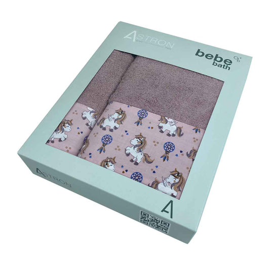 Παιδικές Πετσέτες (Σετ 2 Τεμ) Boho Unicorn