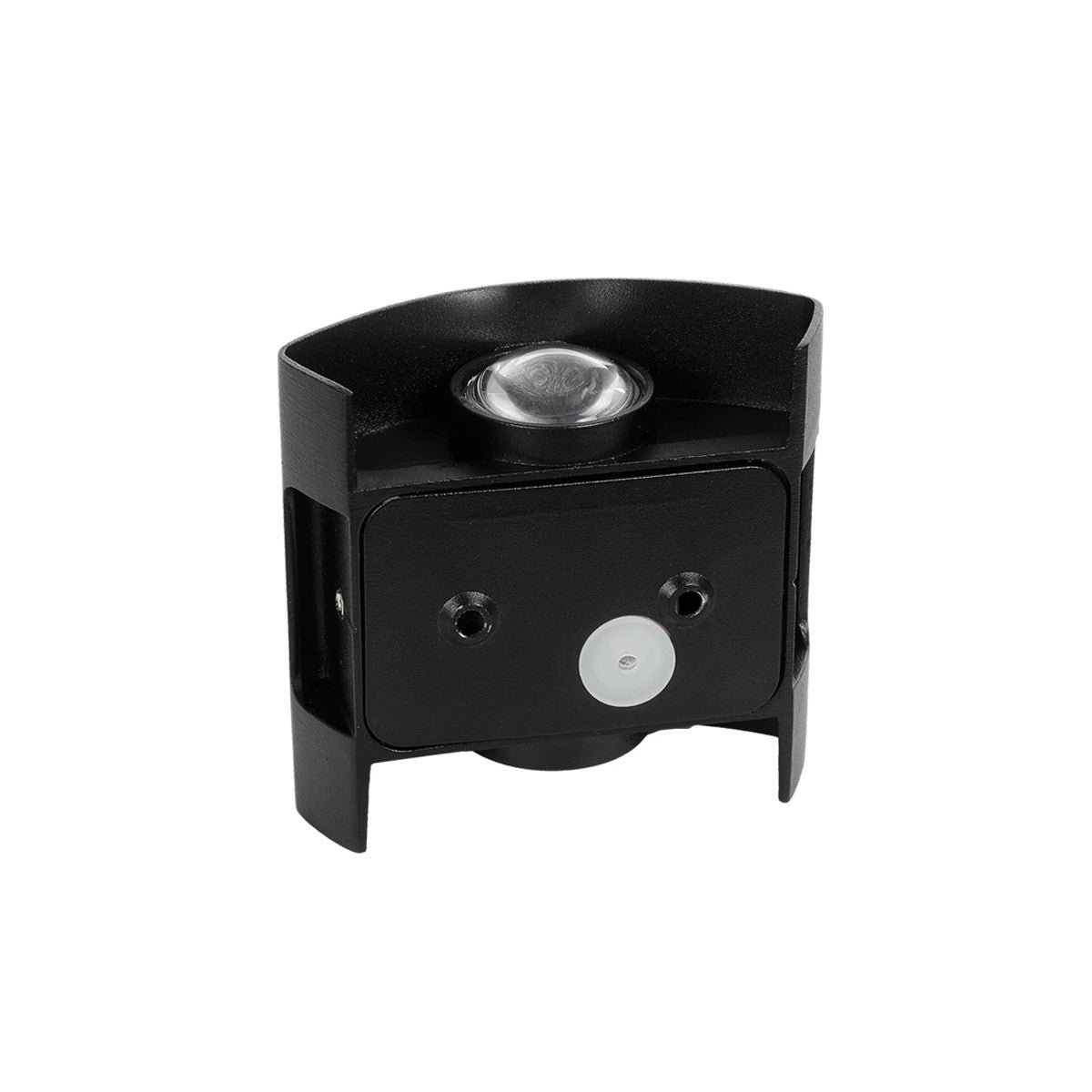 SIXOAD 60676 Μοντέρνο Φωτιστικό Τοίχου - Απλίκα LED 4W 500lm 30° AC 220-240V Αδιάβροχο IP65 Θερμό Λευκό 2700K - CREE XPE Chip & TÜV SÜD Driver - Μαύρο Ματ - Μ8.5 x Π3.5 x Υ8