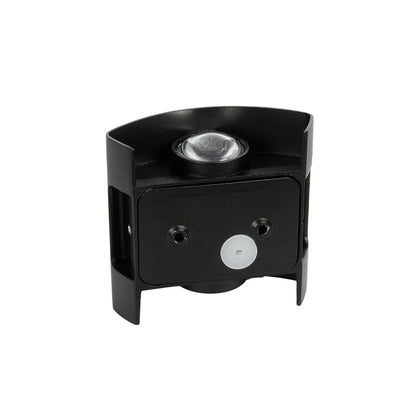 SIXOAD 60676 Μοντέρνο Φωτιστικό Τοίχου - Απλίκα LED 4W 500lm 30° AC 220-240V Αδιάβροχο IP65 Θερμό Λευκό 2700K - CREE XPE Chip & TÜV SÜD Driver - Μαύρο Ματ - Μ8.5 x Π3.5 x Υ8