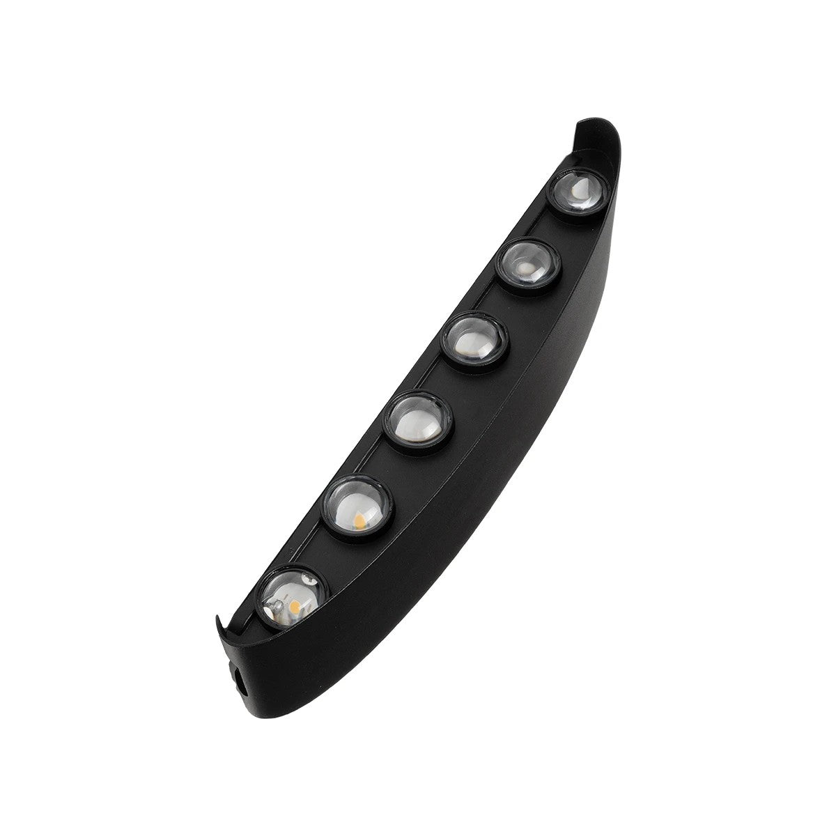 SIXOAD 60678 Μοντέρνο Φωτιστικό Τοίχου - Απλίκα LED 24W 3000lm 30° AC 220-240V Αδιάβροχο IP65 Θερμό Λευκό 2700K - CREE XPE Chip & TÜV SÜD Driver - Μαύρο Ματ - Μ32 x Π5.5 x Υ8