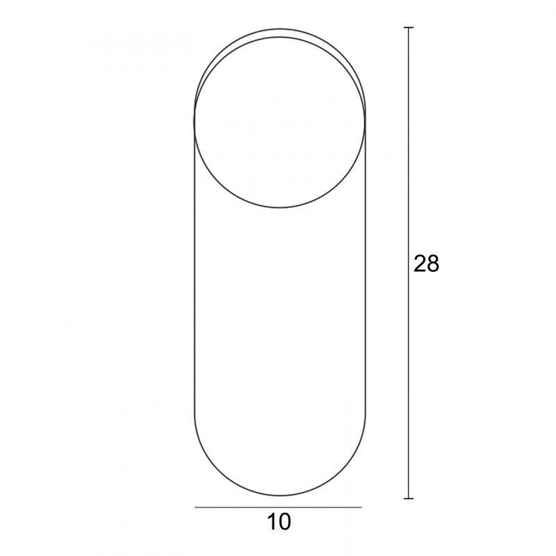 Απλίκα G9 Χρυσή Ματ