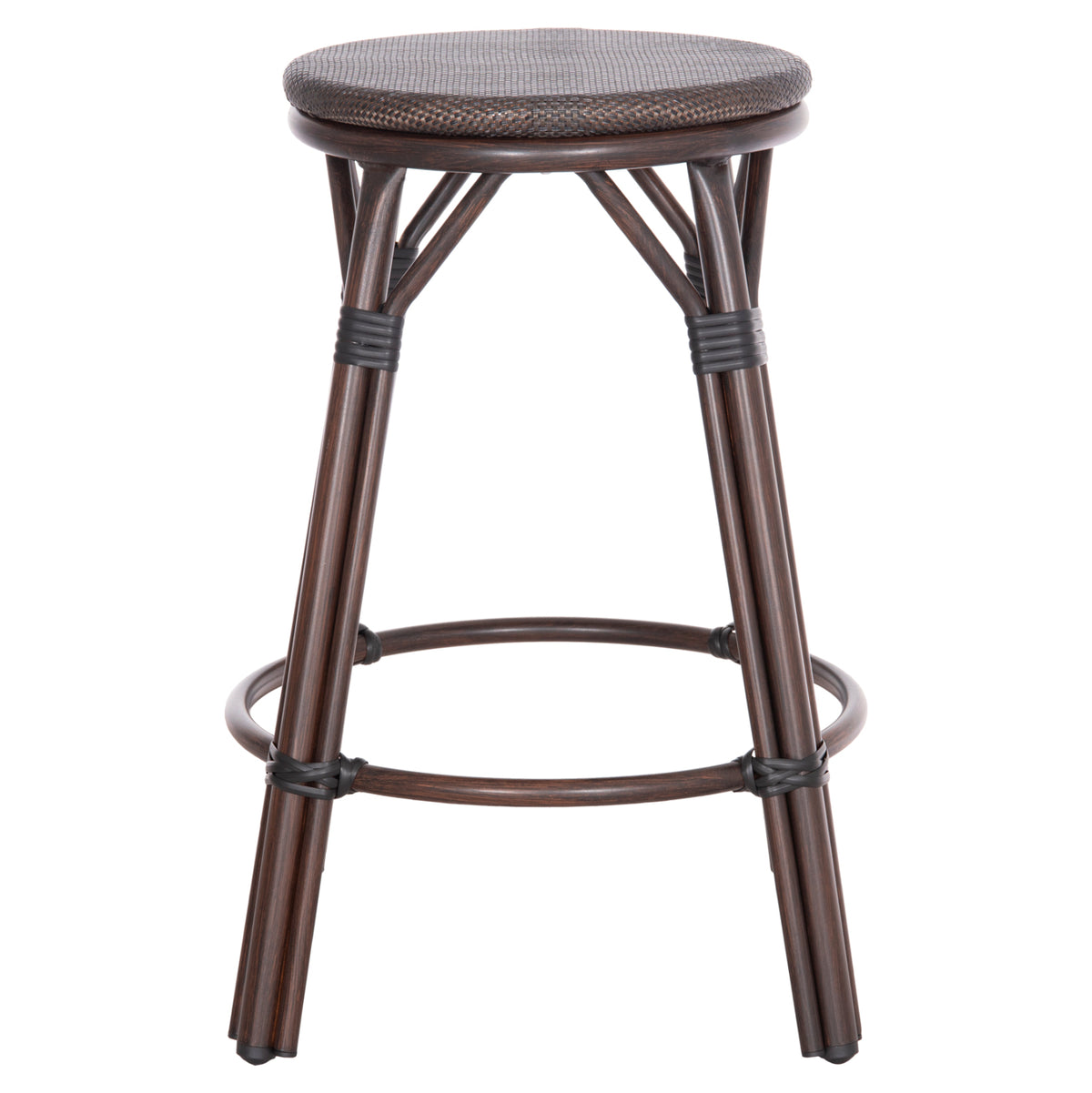 ΣΚΑΜΠΟ ΑΛΟΥΜΙΝΙΟΥ ΜΕΣ. ΥΨΟΥΣ CHINO BAMBOO LOOK & TEXTILENE ΚΑΦΕ 43x43x65