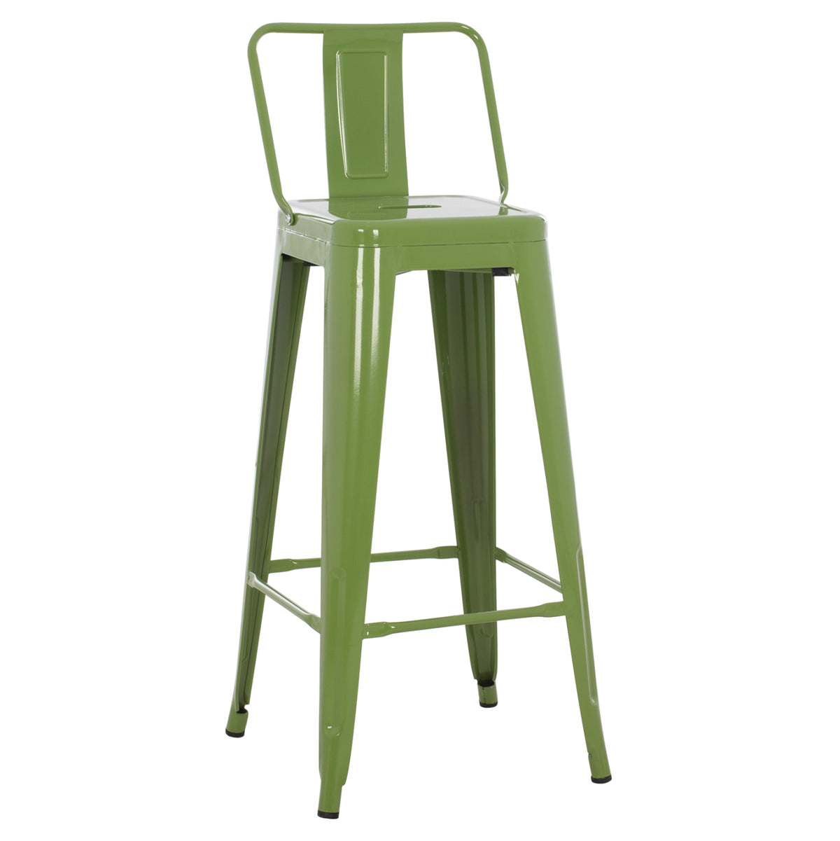 ΣΚΑΜΠΟ BAR ME ΠΛΑΤΗ ΜΕΤΑΛΛΙΚΟ MELITA PRO LIGHT OLIVE GREEN 42x42x100