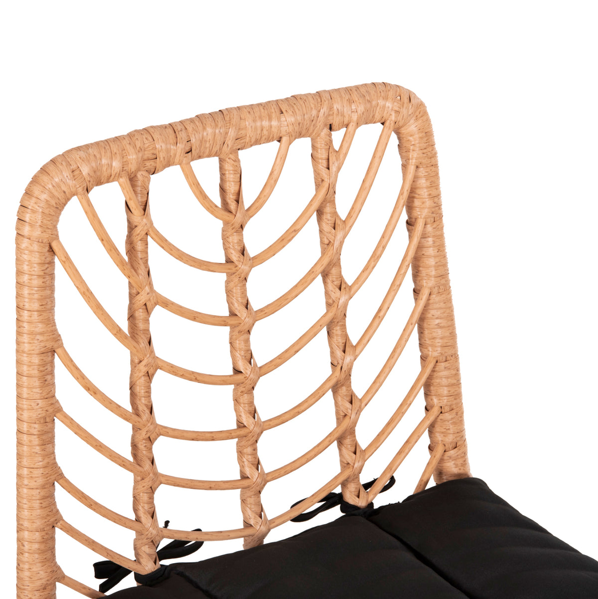 ΣΚΑΜΠΟ ΜΕΣ. ΥΨΟΥΣ GERALD ΜΕΤΑΛΛΟ & ΜΑΞΙΛΑΡΙ ΜΑΥΡΟ WICKER ΜΠΕΖ 47x47x101