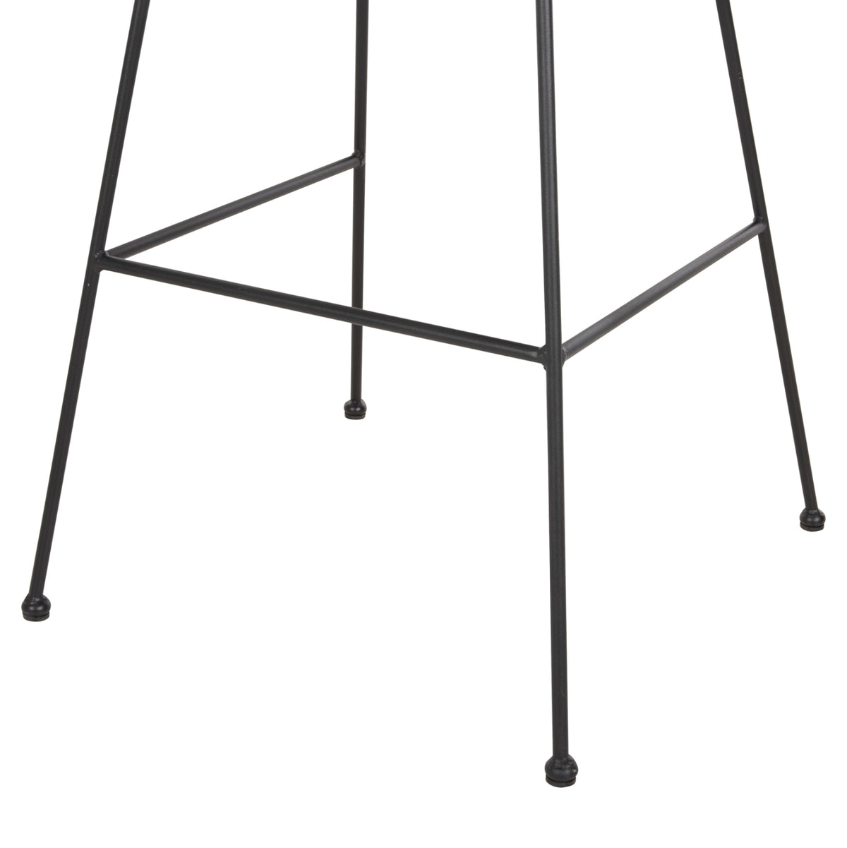 ΣΚΑΜΠΟ ΜΠΑΡ ALLEGRA ΜΕΤΑΛΛΟ & ΜΑΞΙΛΑΡΙ ΜΑΥΡΟ WICKER ΜΠΕΖ 56x59x116,5