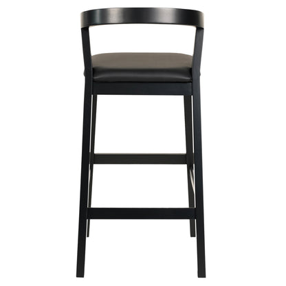 ΣΚΑΜΠΟ ΜΠΑΡ NAMI RUBBERWOOD & PU ΜΑΥΡΟ 47,5x59x102,5