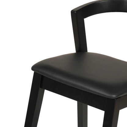 ΣΚΑΜΠΟ ΜΠΑΡ NAMI RUBBERWOOD & PU ΜΑΥΡΟ 47,5x59x102,5