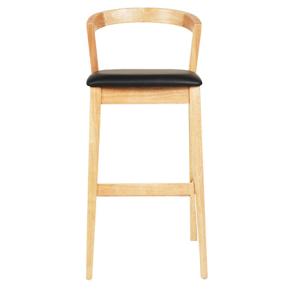 ΣΚΑΜΠΟ ΜΠΑΡ NAMI RUBBERWOOD ΣΕ ΟΑΚ ΜΑΥΡΟ PU 47,5x59x102,5