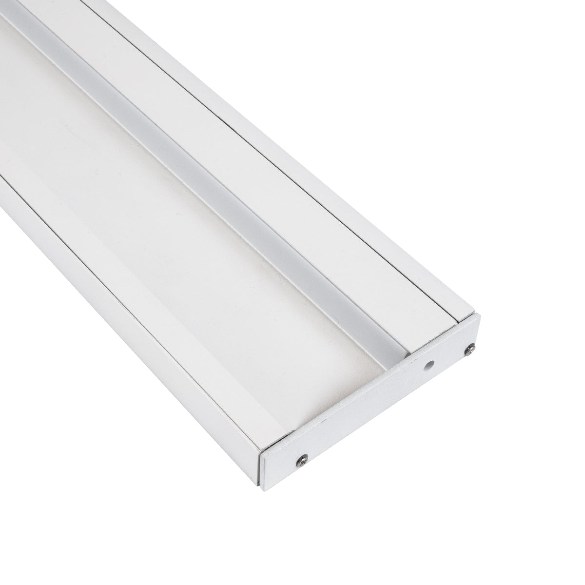 SKIRTINGBOARD-PROFILE 70851-3M Προφίλ Αλουμινίου - Βάση & Ψύκτρα Ταινίας LED με Λευκό Γαλακτερό Κάλυμμα - Επιφανειακή Χρήση για Περβάζι - Πατητό Κάλυμμα - Λευκό - 3 Μέτρα - Μ300 x Π1.6 x Υ8cm