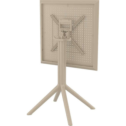 SKY TAUPE ΤΡΑΠΕΖΙ ΠΤΥΣ/ΝΟ ΠΟΛ/ΝΙΟΥ 60x60x74