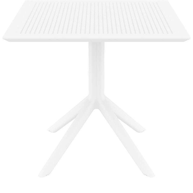 SKY WHITE ΤΡΑΠΕΖΙ ΠΟΛ/ΝΙΟΥ 80x80x74
