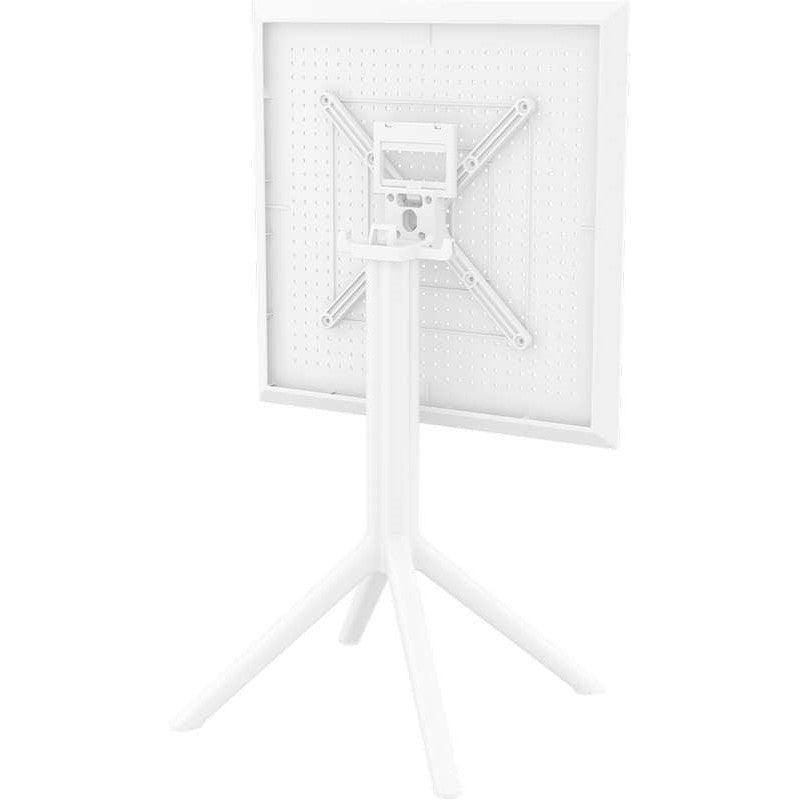 SKY WHITE ΤΡΑΠΕΖΙ ΠΤΥΣ/ΝΟ ΠΟΛ/ΝΙΟΥ 60x60x74