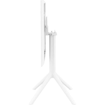 SKY WHITE ΤΡΑΠΕΖΙ ΠΤΥΣ/ΝΟ ΠΟΛ/ΝΙΟΥ 60x60x74