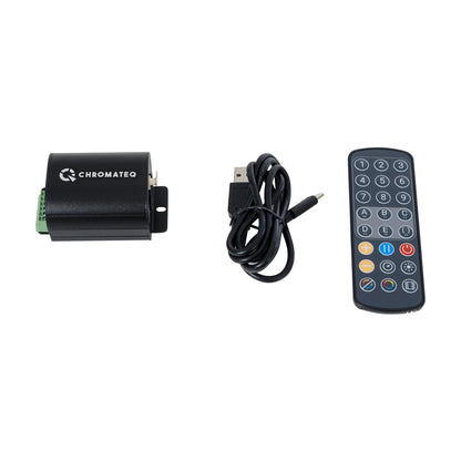 SKYDANCE-CHROMATEQ 71579 USB-C σε DMX512 Interface 128 Κανάλια XLR3 DC 5V IP40 - Ασύρματο Χειριστήριο IR - Μ7.8 x Π5 x Υ3.8cm