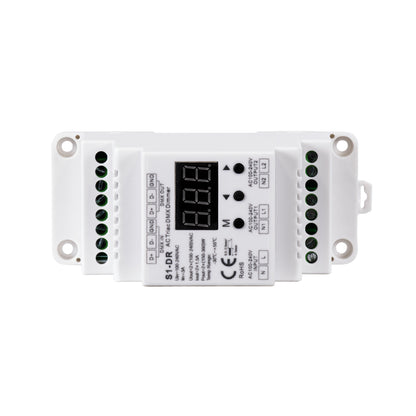 SKYDANCE-S1-DR 70670 AC Trailing Edge DMX Dimmer Ράγας με 2 x 1.5A 360W Κανάλια AC 220-240V 3A 720W Max IP20 - DMX512 & RDM - Μ11.5 x Π5 x Υ6.5