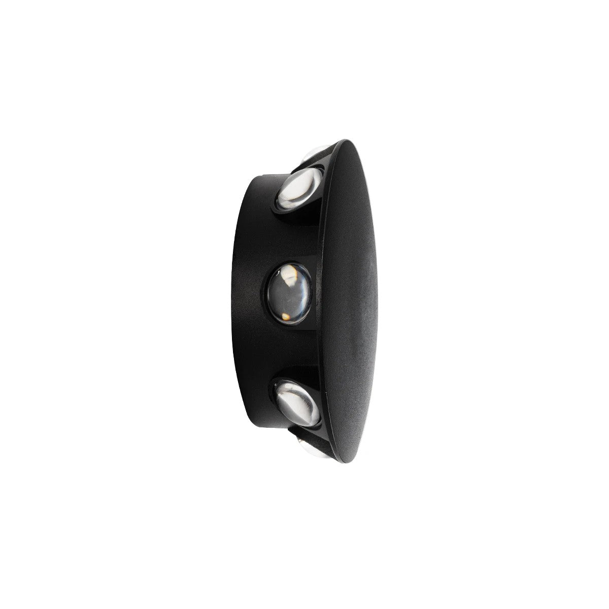 SOL 60796 Μοντέρνο Φωτιστικό Τοίχου - Απλίκα LED 16W 2000lm 30° AC 220-240V Αδιάβροχο IP65 Θερμό Λευκό 2700K - CREE XPE Chip & TÜV SÜD Driver - Μαύρο Ματ - Μ16 x Π5.5 x Υ16