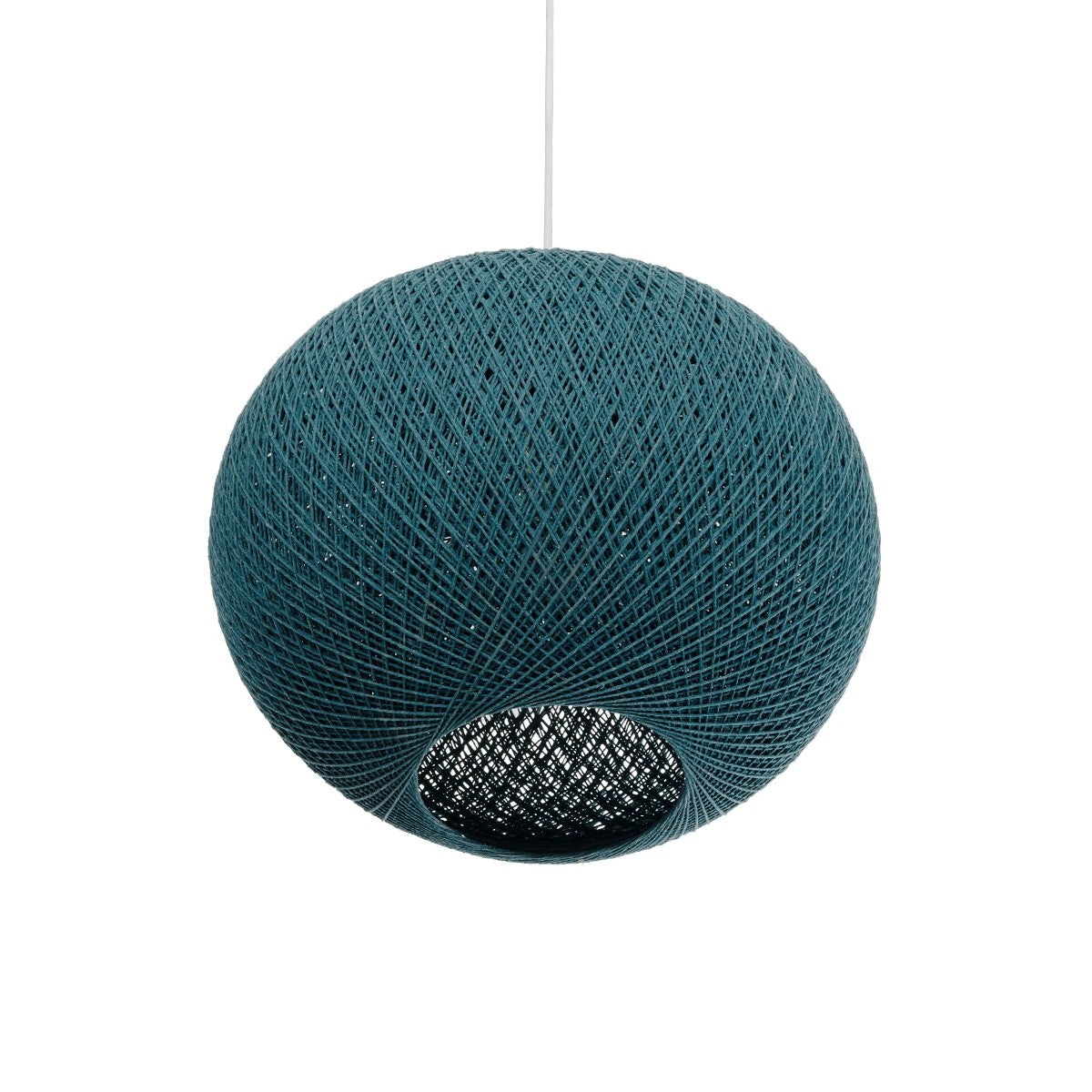 SOLEI 205-0010 Boho Κρεμαστό Φωτιστικό Οροφής με Ντουί 1 x E27 AC 220-240V IP20 - Τιρκουάζ - M40 x Π40 x Υ36