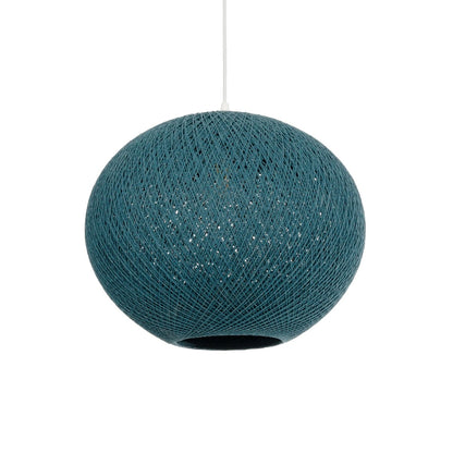 SOLEI 205-0010 Boho Κρεμαστό Φωτιστικό Οροφής με Ντουί 1 x E27 AC 220-240V IP20 - Τιρκουάζ - M40 x Π40 x Υ36