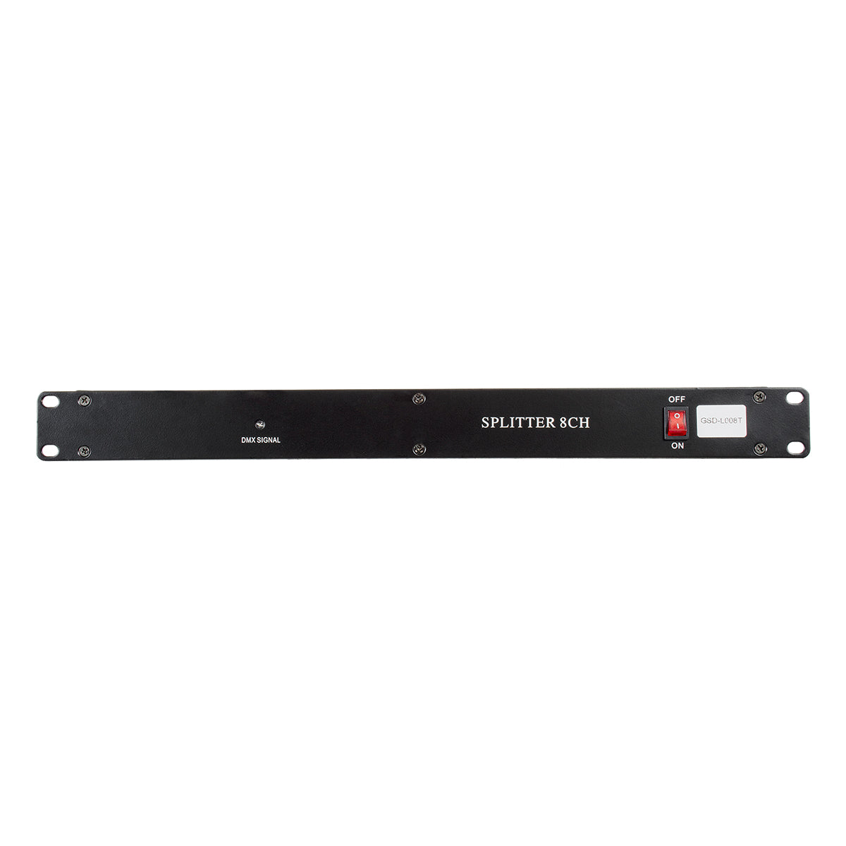 SPLITTER 51178 Διακλαδωτής & Ενισχυτής Σήματος DMX 8 Καναλιών - Rack Mount - AC 220-240V IP20 - Μ48 x Π17 x Υ4.5cm