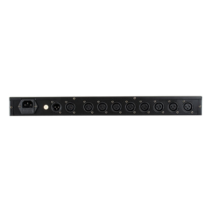 SPLITTER 51178 Διακλαδωτής & Ενισχυτής Σήματος DMX 8 Καναλιών - Rack Mount - AC 220-240V IP20 - Μ48 x Π17 x Υ4.5cm
