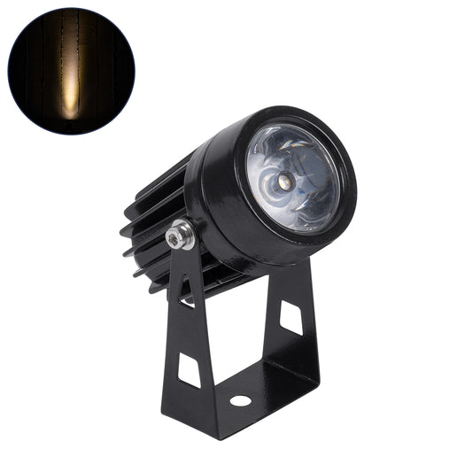 SPOT-TOLA 90631 Αρχιτεκτονικό Σποτ Φωτισμου LED 1W 110lm 10° DC 24V Αδιάβροχο IP65 Θερμό Λευκό 2700K Dimmable - Γκρι Ανθρακί - Μ5 x Π5 x Υ9