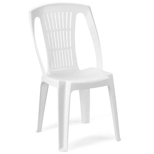 Καρέκλα Stella Από Πολυπροπυλένιο Σε Χρώμα Λευκό 46X53X86
