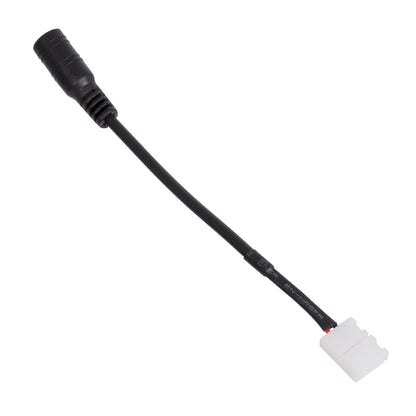 STRIPART 70739 Ενωτικός Ταχυσύνδεσμος με 15cm Καλώδιο Τροφοδοσίας για Μονόχρωμη Ταινία LED 2Pin 8mm σε DC Θηλυκό Σύνδεσμο 2.1mm IP20 - Μ15 x Π1.2 x Υ1.2