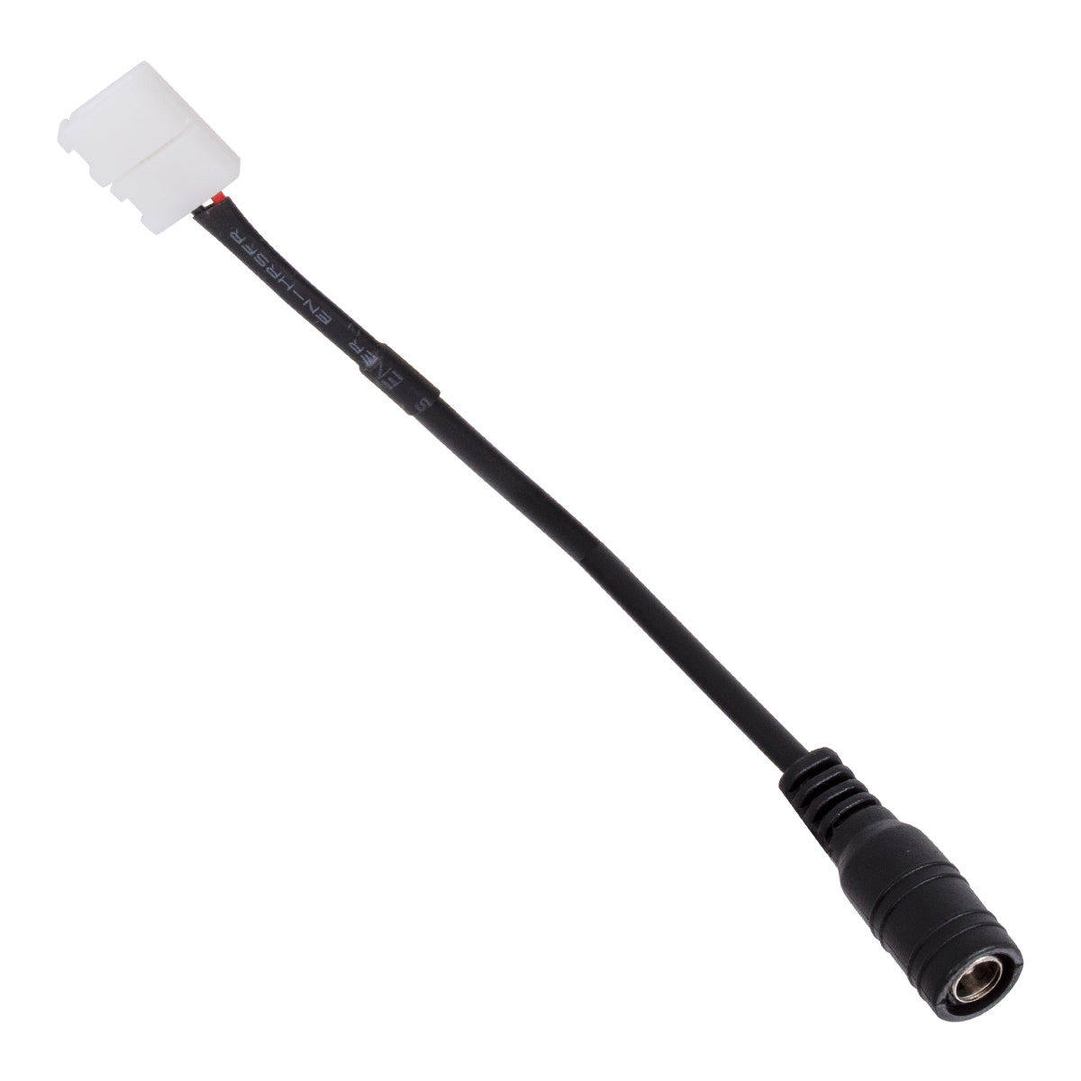 STRIPART 70739 Ενωτικός Ταχυσύνδεσμος με 15cm Καλώδιο Τροφοδοσίας για Μονόχρωμη Ταινία LED 2Pin 8mm σε DC Θηλυκό Σύνδεσμο 2.1mm IP20 - Μ15 x Π1.2 x Υ1.2