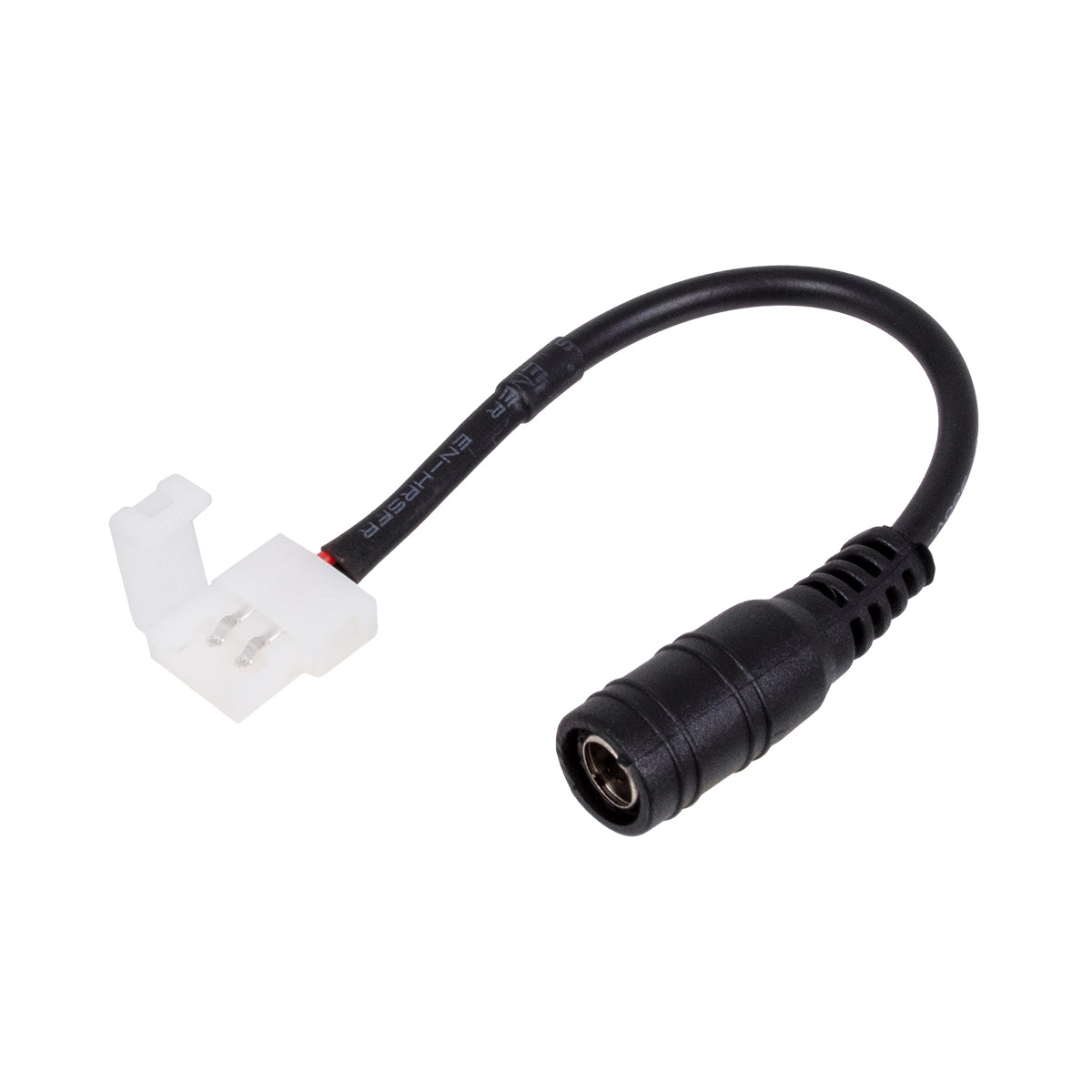 STRIPART 70739 Ενωτικός Ταχυσύνδεσμος με 15cm Καλώδιο Τροφοδοσίας για Μονόχρωμη Ταινία LED 2Pin 8mm σε DC Θηλυκό Σύνδεσμο 2.1mm IP20 - Μ15 x Π1.2 x Υ1.2