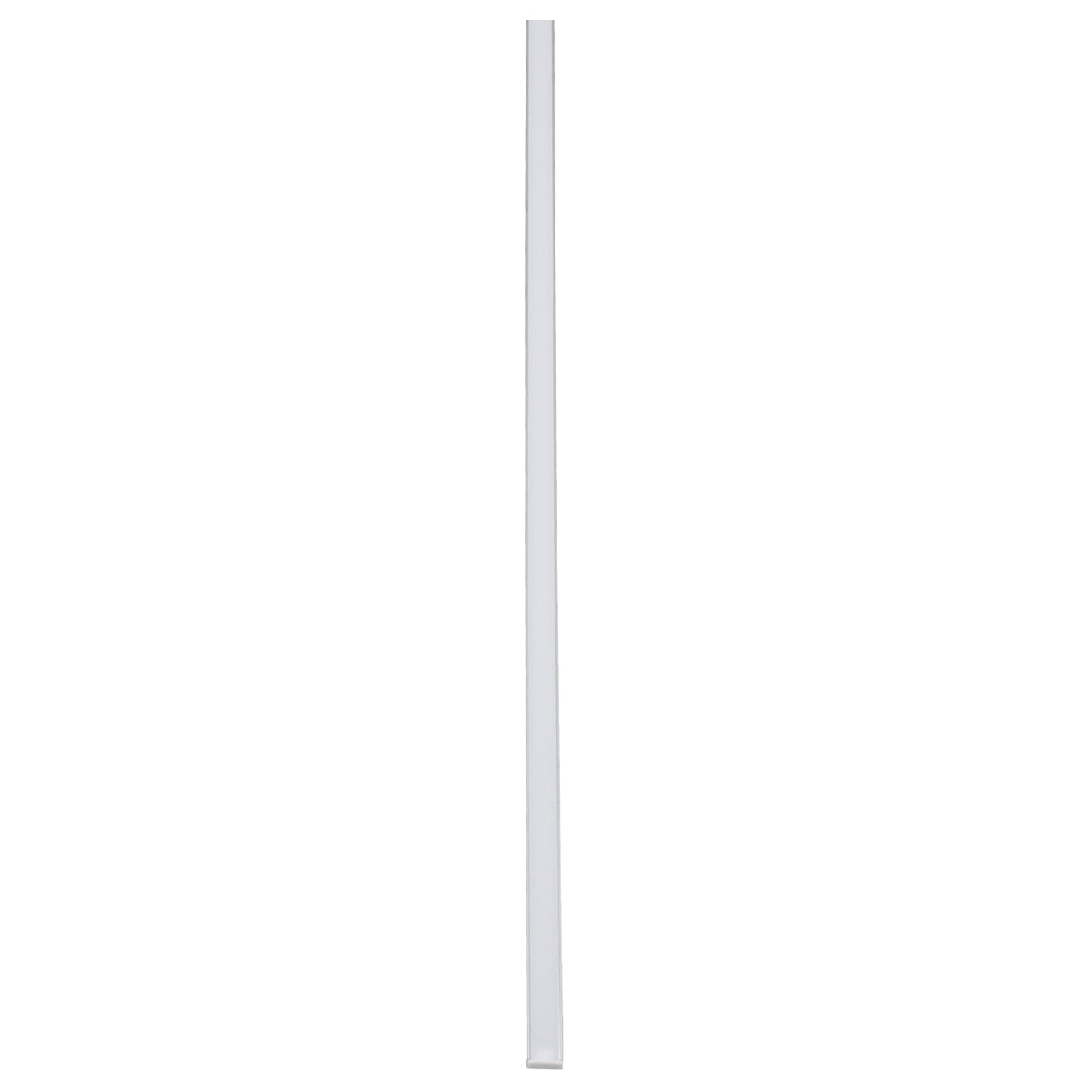 SURFACE-PROFILE 70805-1M Προφίλ Αλουμινίου - Βάση & Ψύκτρα Ταινίας LED με Λευκό Γαλακτερό Κάλυμμα - Επιφανειακή Χρήση - Πατητό Κάλυμμα - Ασημί - 1 Μέτρο - Μ100 x Π1.6 x Υ0.7cm