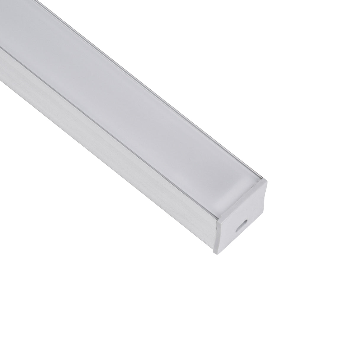 SURFACE-PROFILE 70867-3M Προφίλ Αλουμινίου - Βάση & Ψύκτρα Ταινίας LED με Λευκό Γαλακτερό Κάλυμμα - Επιφανειακή Χρήση - Πατητό Κάλυμμα - Ασημί - 3 Μέτρα - Πακέτο 5 Τεμαχίων - Μ300 x Π2.3 x Υ2cm