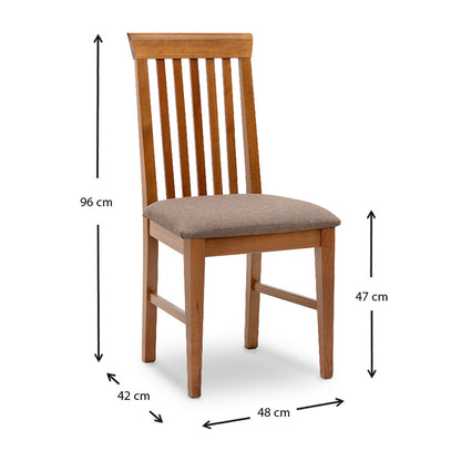 Σετ Τραπεζαρίας Adare-Francis 5 Τμχ Μασίφ Ξύλο-MDF με Επεκτεινόμενο Τραπέζι 140/180x78x77