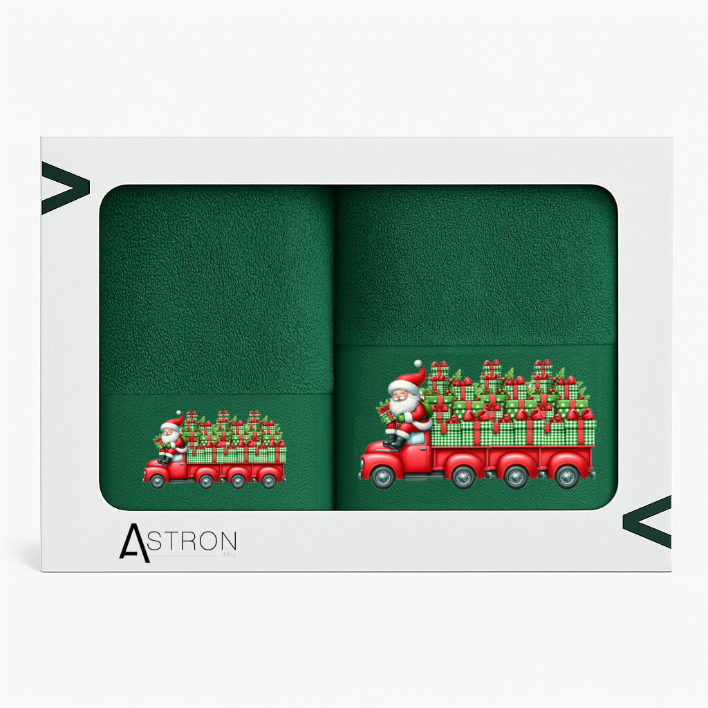 Χριστουγεννιάτικες Πετσέτες (Σετ 2 Τεμ.) Christmas Houses