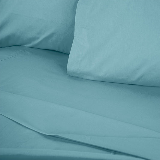Σεντόνι Tonne Cotton Box Διπλό 240x260εκ Χρώμα Μέντα