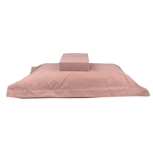 Σεντόνι με Λάστιχο Πεννιέ Dusty Rose 100x200+40εκ