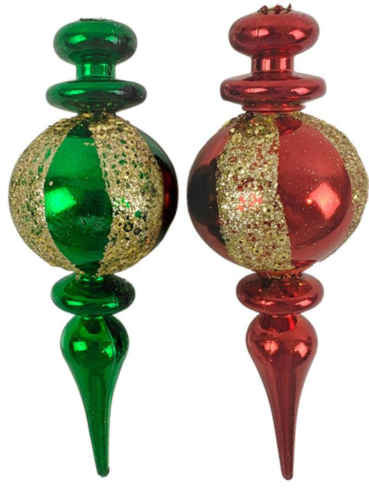 Σετ Πλαστικά Στολίδια Droplets 2 Τεμάχια 5x5x16