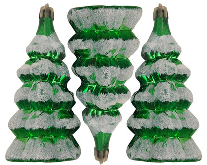 Σετ Πλαστικά Στολίδια Mini Tree 3 Τεμάχια 6x6x12