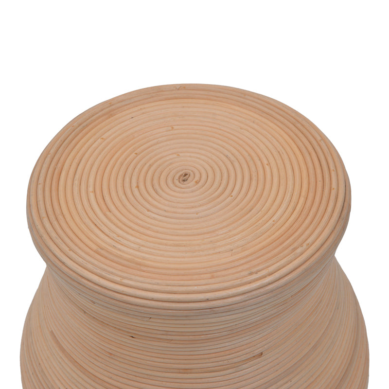 Σκαμπό Bulaten Rattan σε Φυσική Απόχρωση Φ45x45